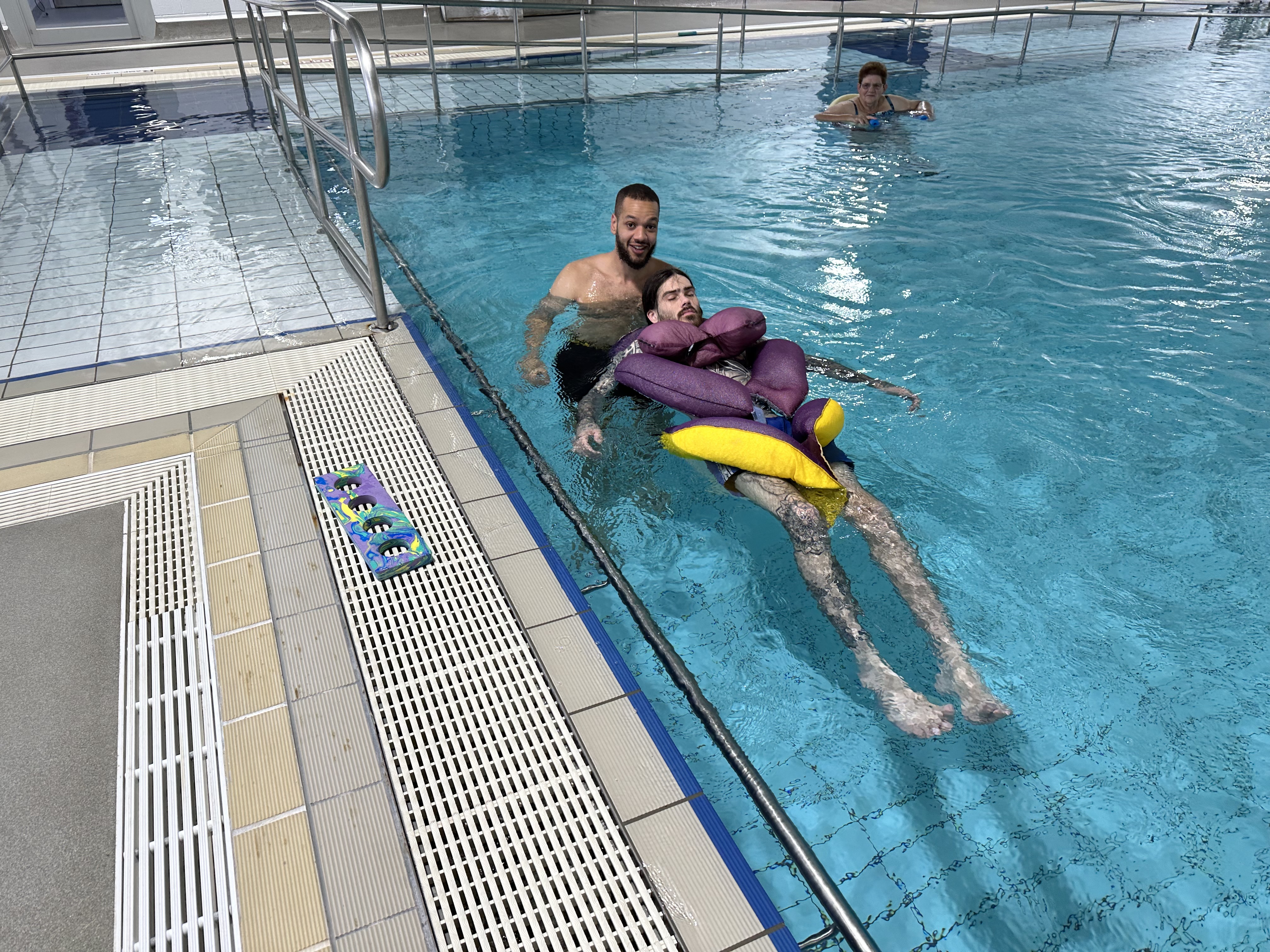 Swimming and water activities support